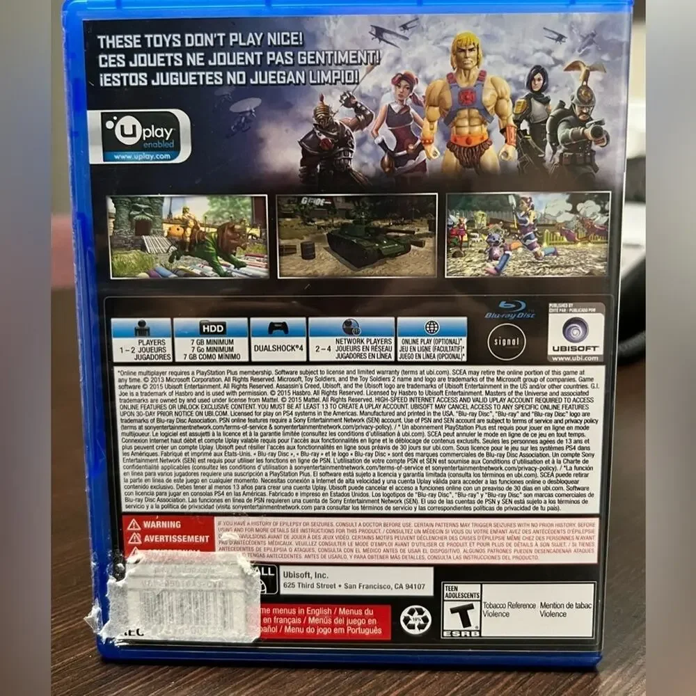 TOY Soldiers War Chest Hall of Fame Edition PS4 Game Complete CIB Disc Works